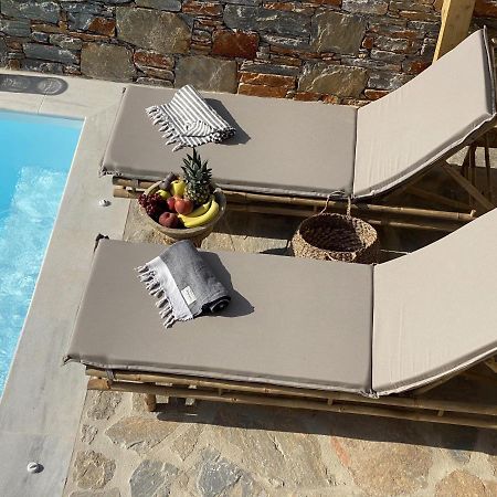 Villa Ypsilon Naxos - Luxury Holiday House With Amazing Sea View & Private Pool Agia Anna  Екстериор снимка