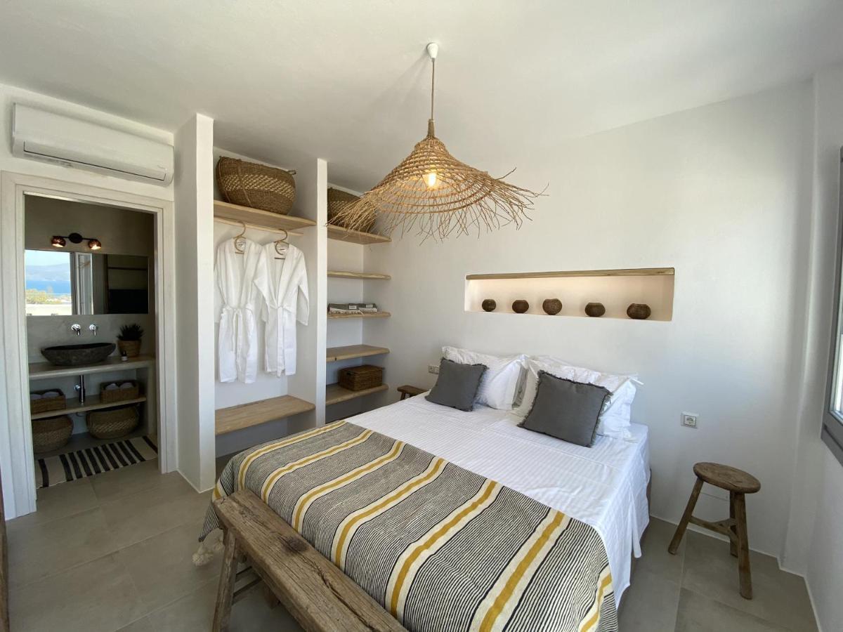 Villa Ypsilon Naxos - Luxury Holiday House With Amazing Sea View & Private Pool Agia Anna  Екстериор снимка