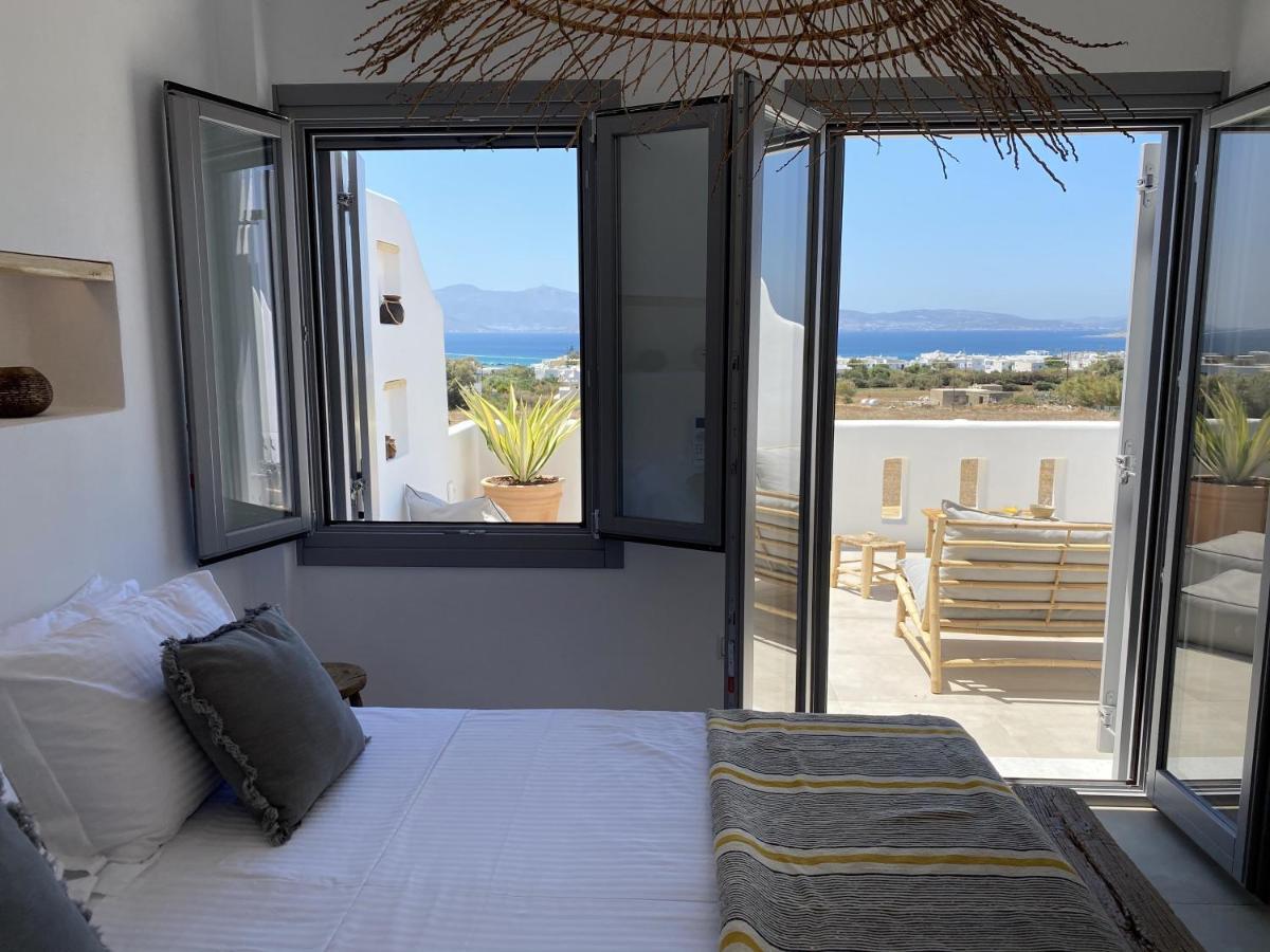 Villa Ypsilon Naxos - Luxury Holiday House With Amazing Sea View & Private Pool Agia Anna  Екстериор снимка