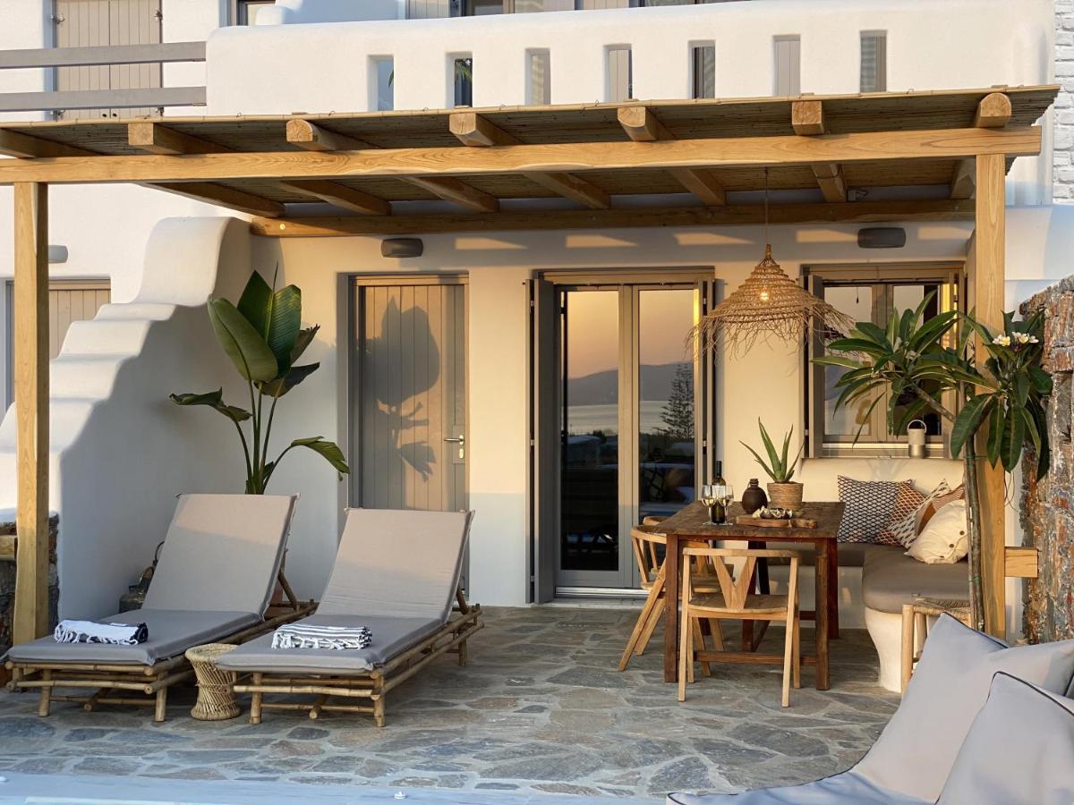 Villa Ypsilon Naxos - Luxury Holiday House With Amazing Sea View & Private Pool Agia Anna  Екстериор снимка